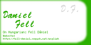 daniel fell business card